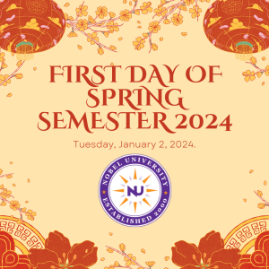 First Day of Spring Semester 2024