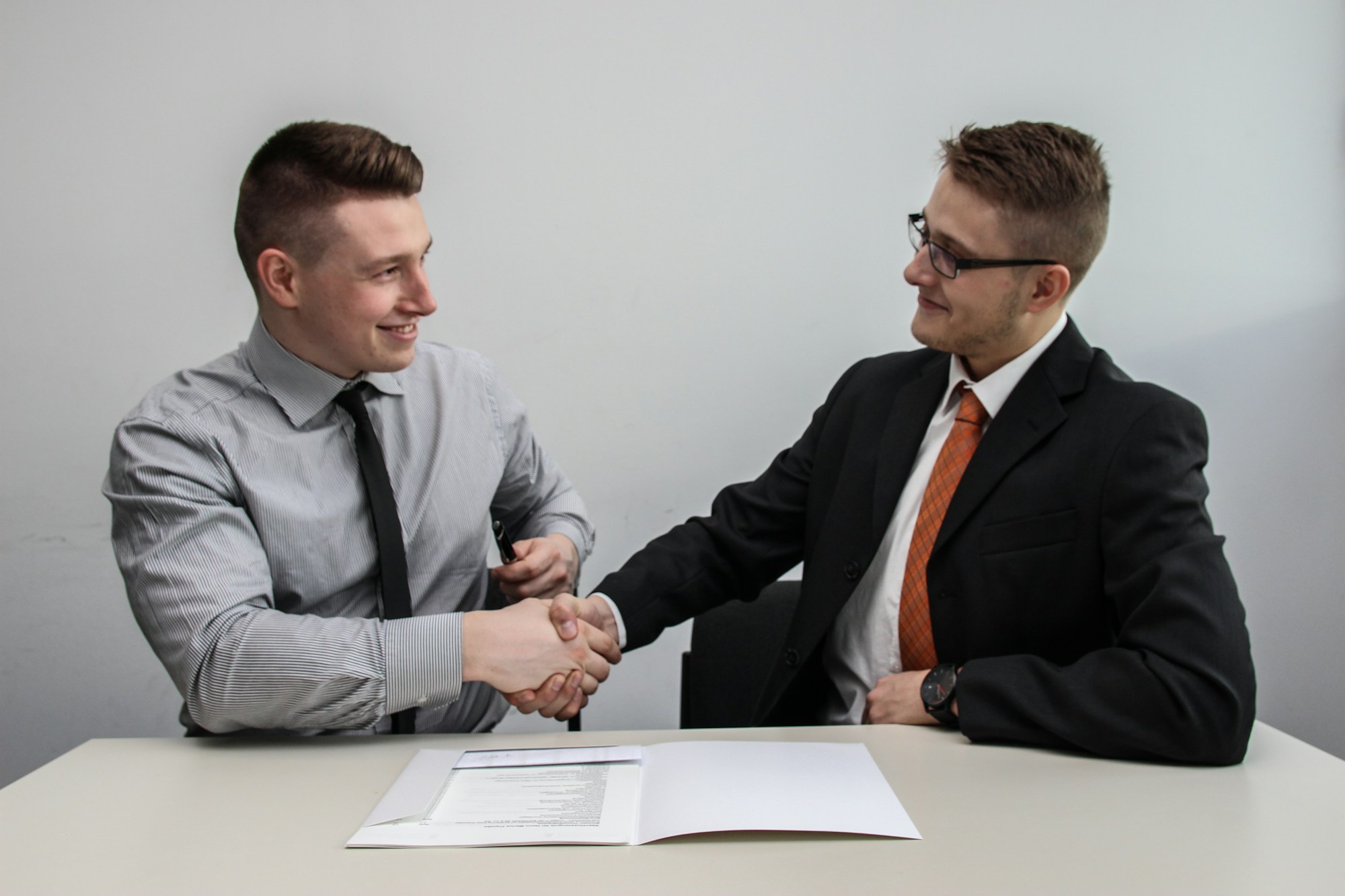 Professional handshake