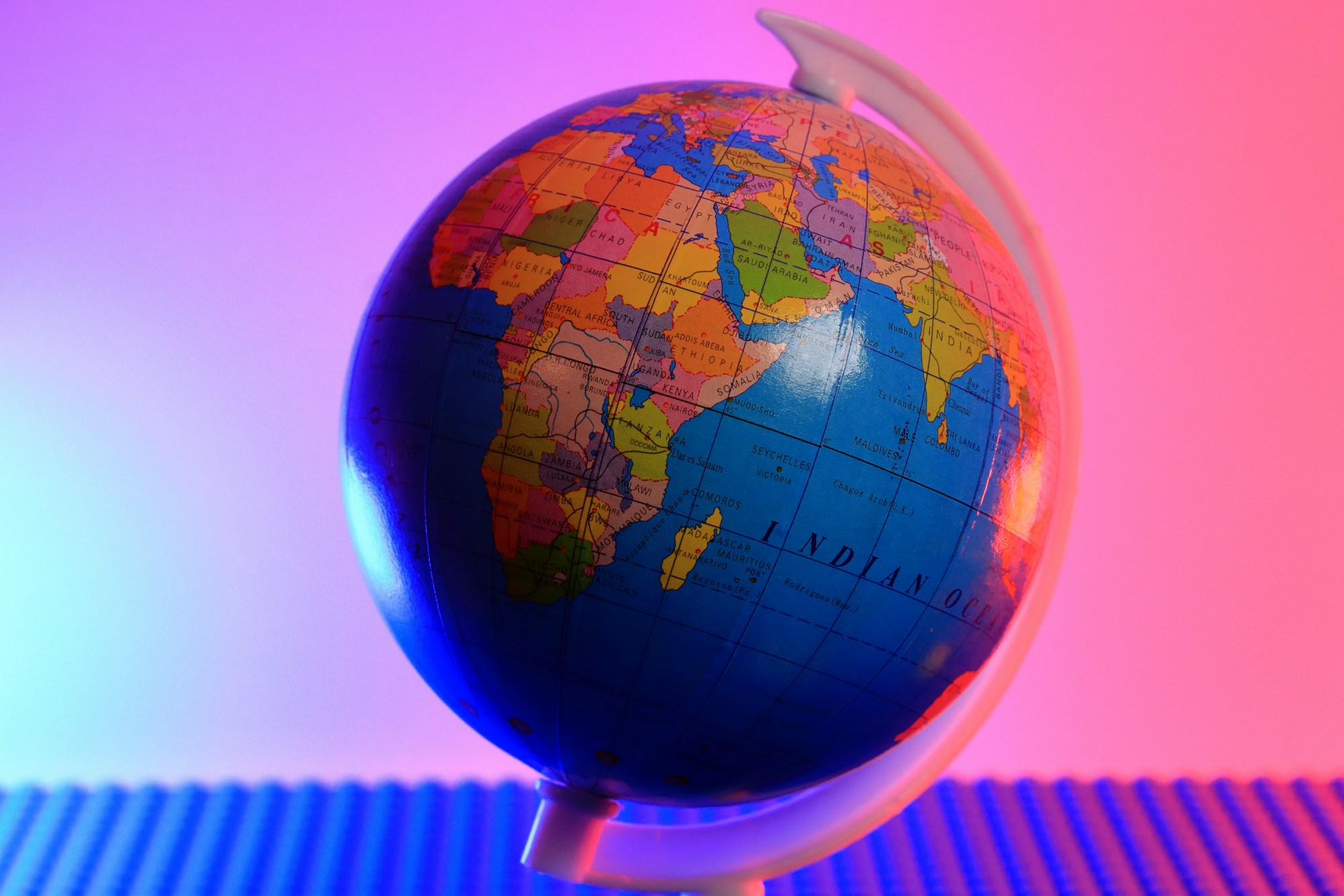 World globe representing global education